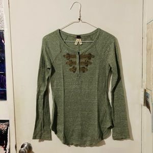 We the Free Waffle Knit Long Sleeve